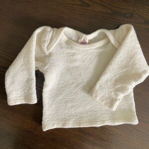Engel baby merino wool top